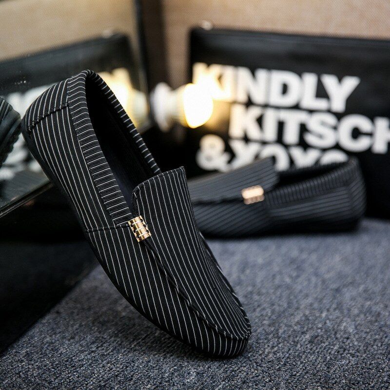 Zelda Heren Loafers Casual Schoenen - Zwart