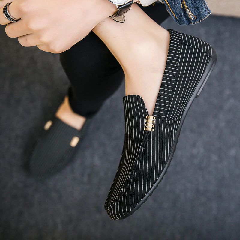 Zelda Heren Loafers Casual Schoenen - Zwart