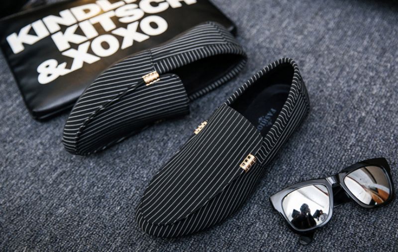Zelda Heren Loafers Casual Schoenen - Zwart