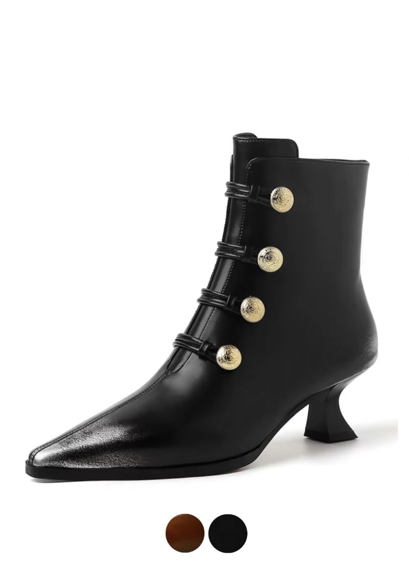 Zenia Dames Dress Rits Enkellaarsjes