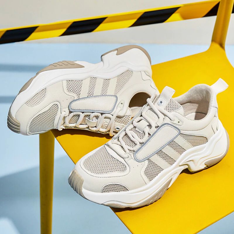 Zeraffin Heren Mode Sneakers - Wit