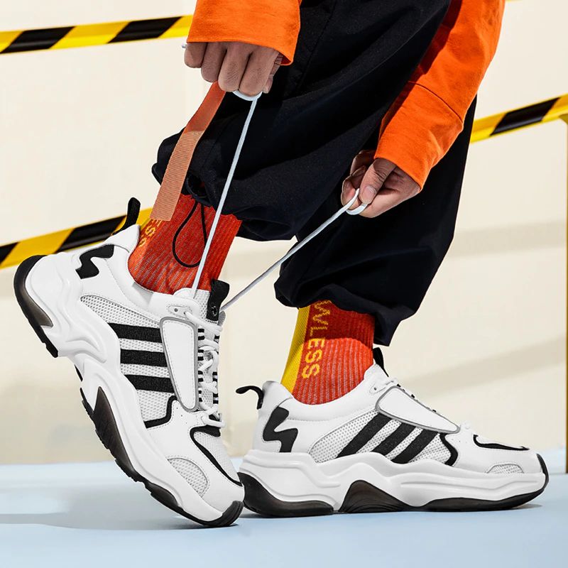 Zeraffin Heren Mode Sneakers - Wit