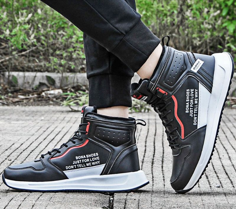Zilicen Heren Warme Sneakers - Zwart