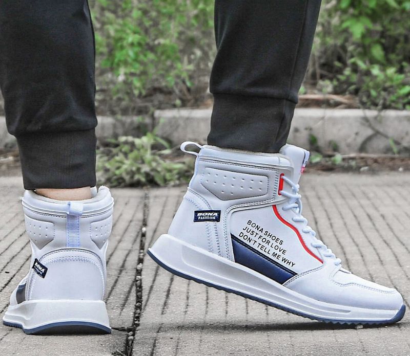 Zilicen Heren Warme Sneakers - Zwart