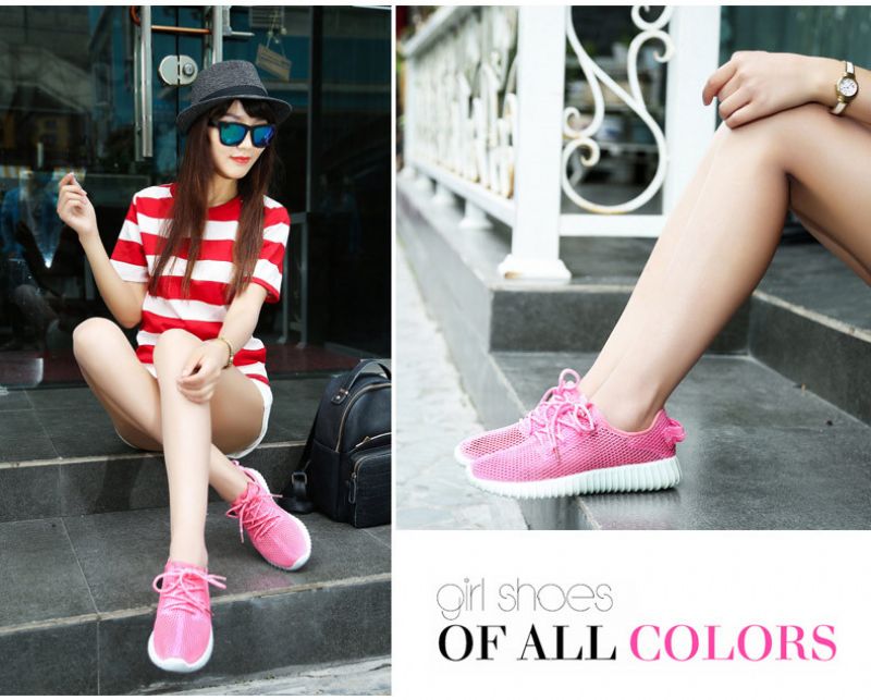 Zinab Dames Zomer Sneaker Veter Mode Ademende Mesh Schoenen - Groen