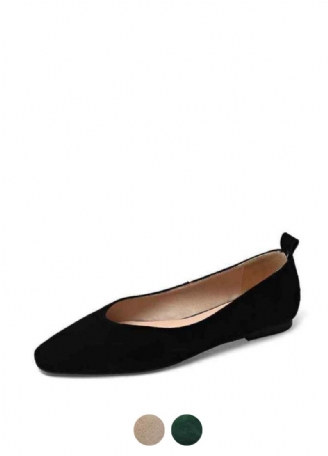 Zole Hoogwaardige Platte Zwarte Schoenen Voor Dames