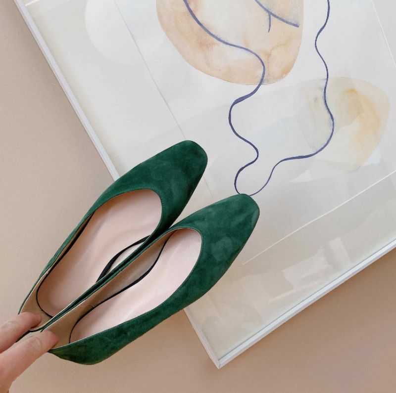 Zole Hoogwaardige Platte Zwarte Schoenen Voor Dames - Zwart