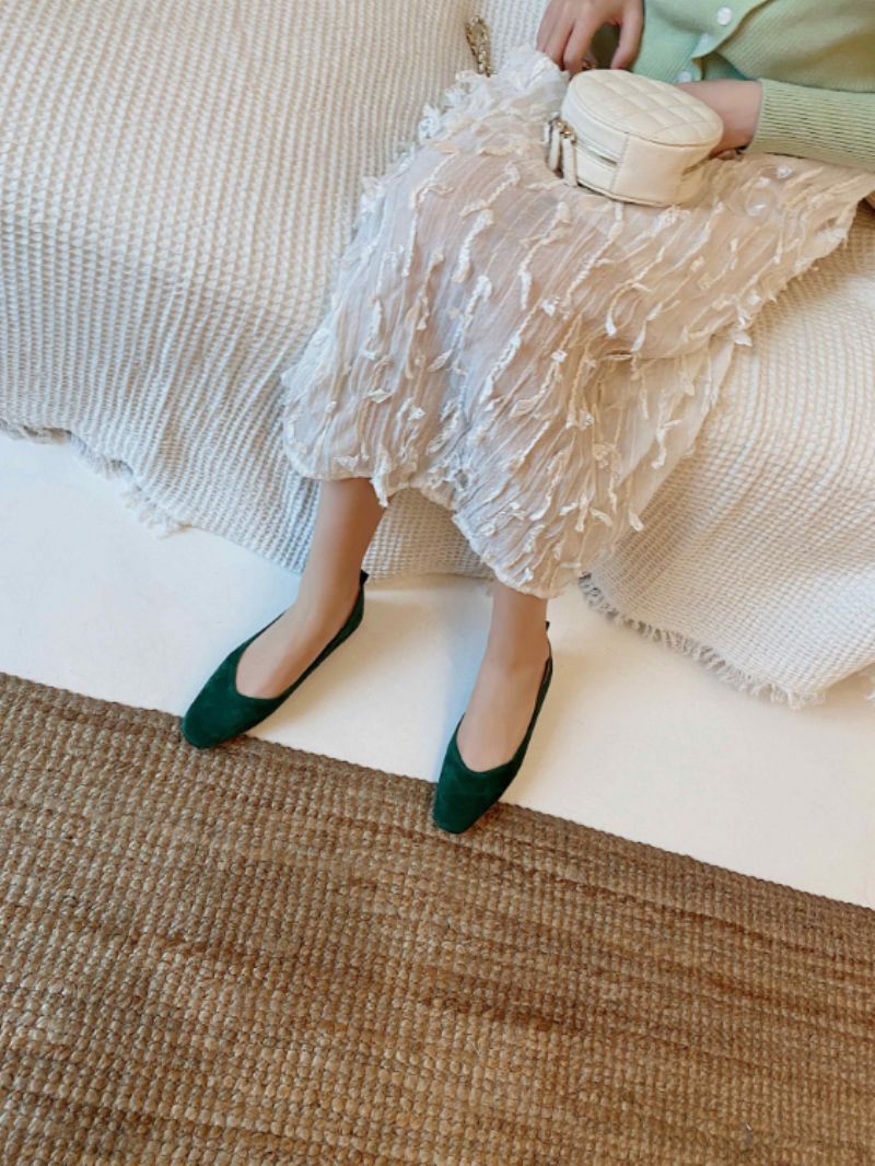 Zole Hoogwaardige Platte Zwarte Schoenen Voor Dames - Zwart
