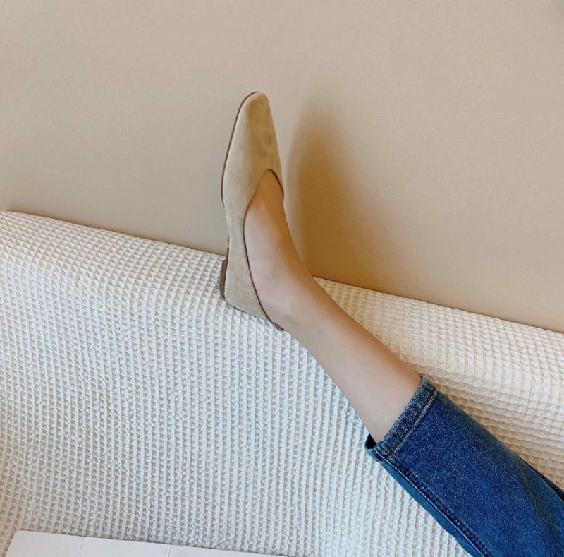 Zole Hoogwaardige Platte Zwarte Schoenen Voor Dames - Zwart