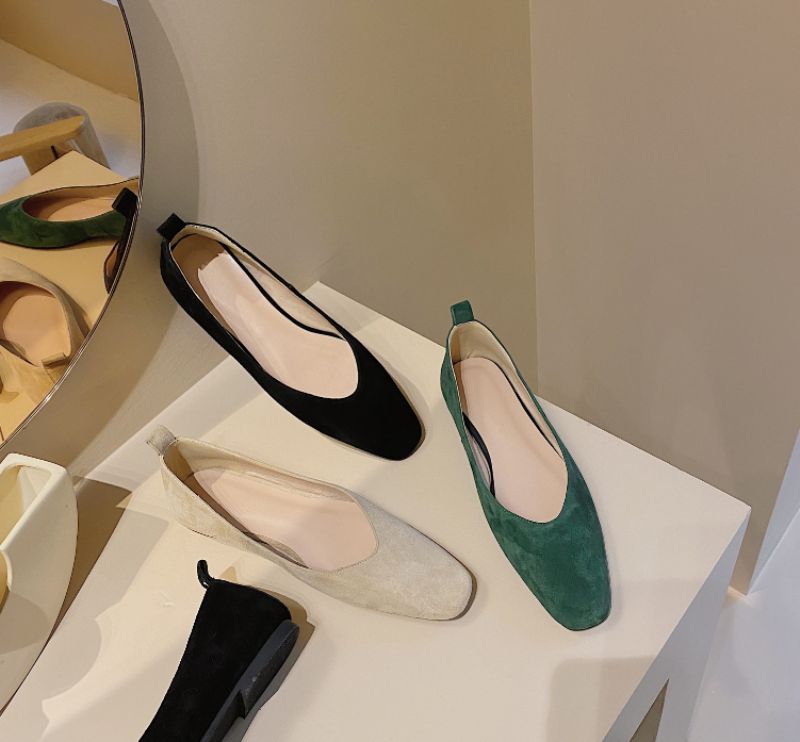 Zole Hoogwaardige Platte Zwarte Schoenen Voor Dames - Zwart