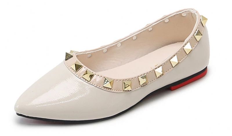 Zulem Meisjes Platte Schoenen - Beige