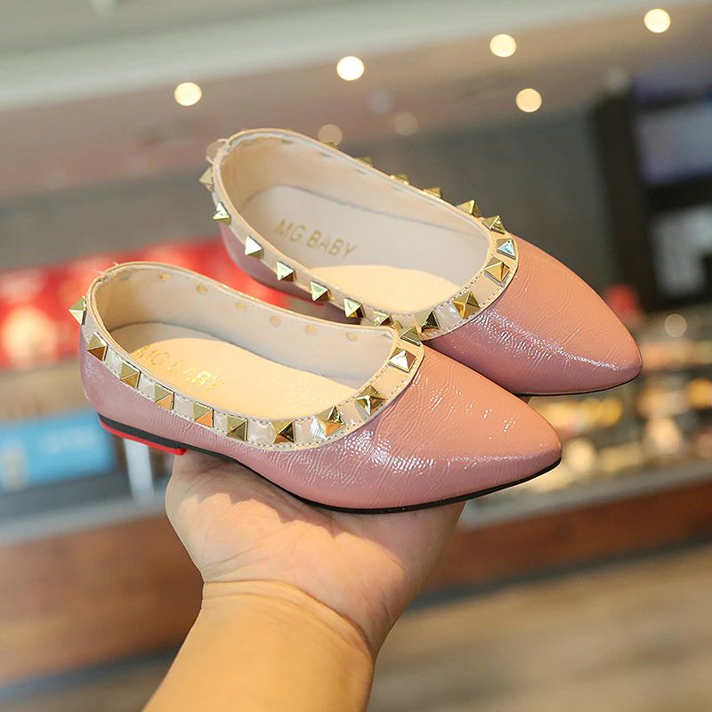 Zulem Meisjes Platte Schoenen - Beige