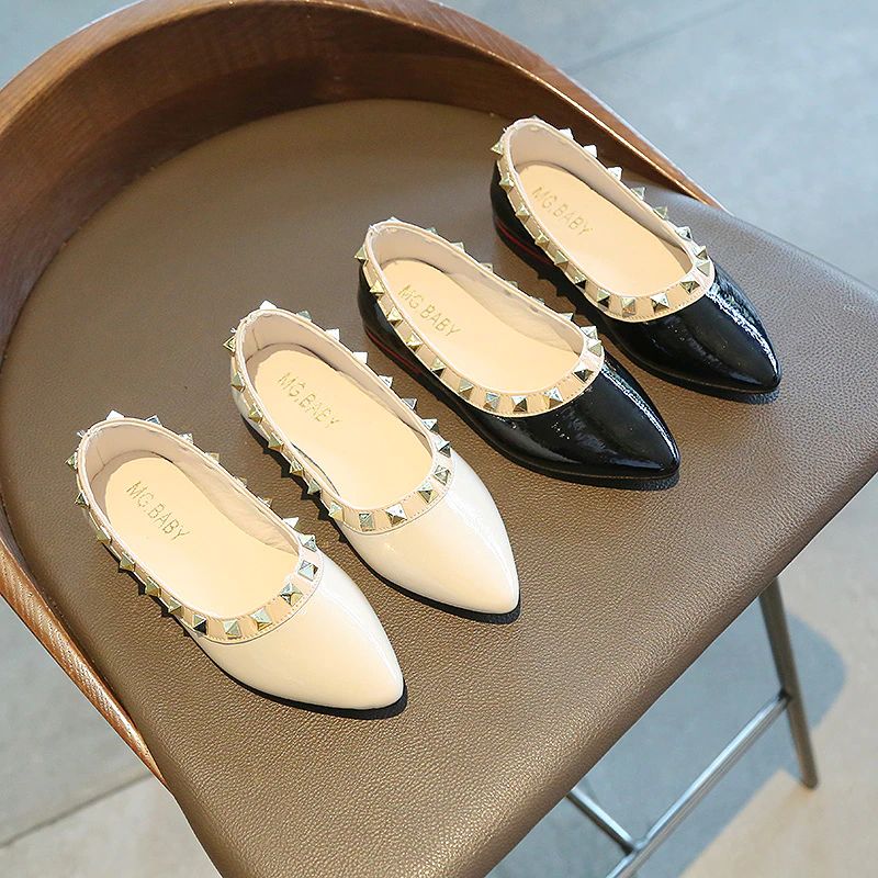 Zulem Meisjes Platte Schoenen - Beige