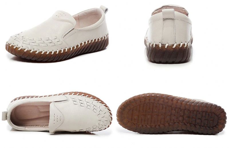Zurie Dames Loafer Schoenen - Beige