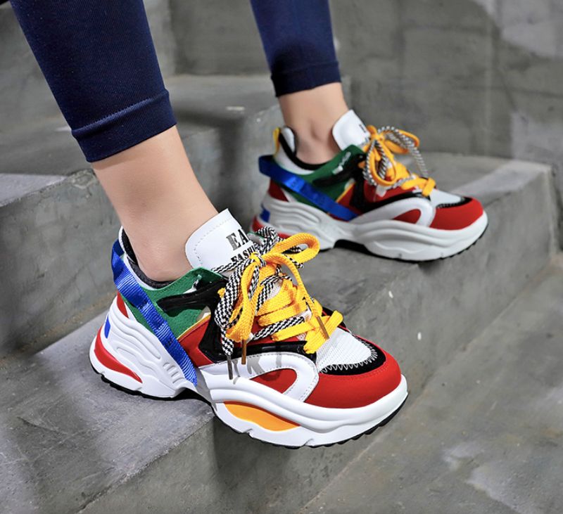 Zuyin Dames Sneaker - Geel